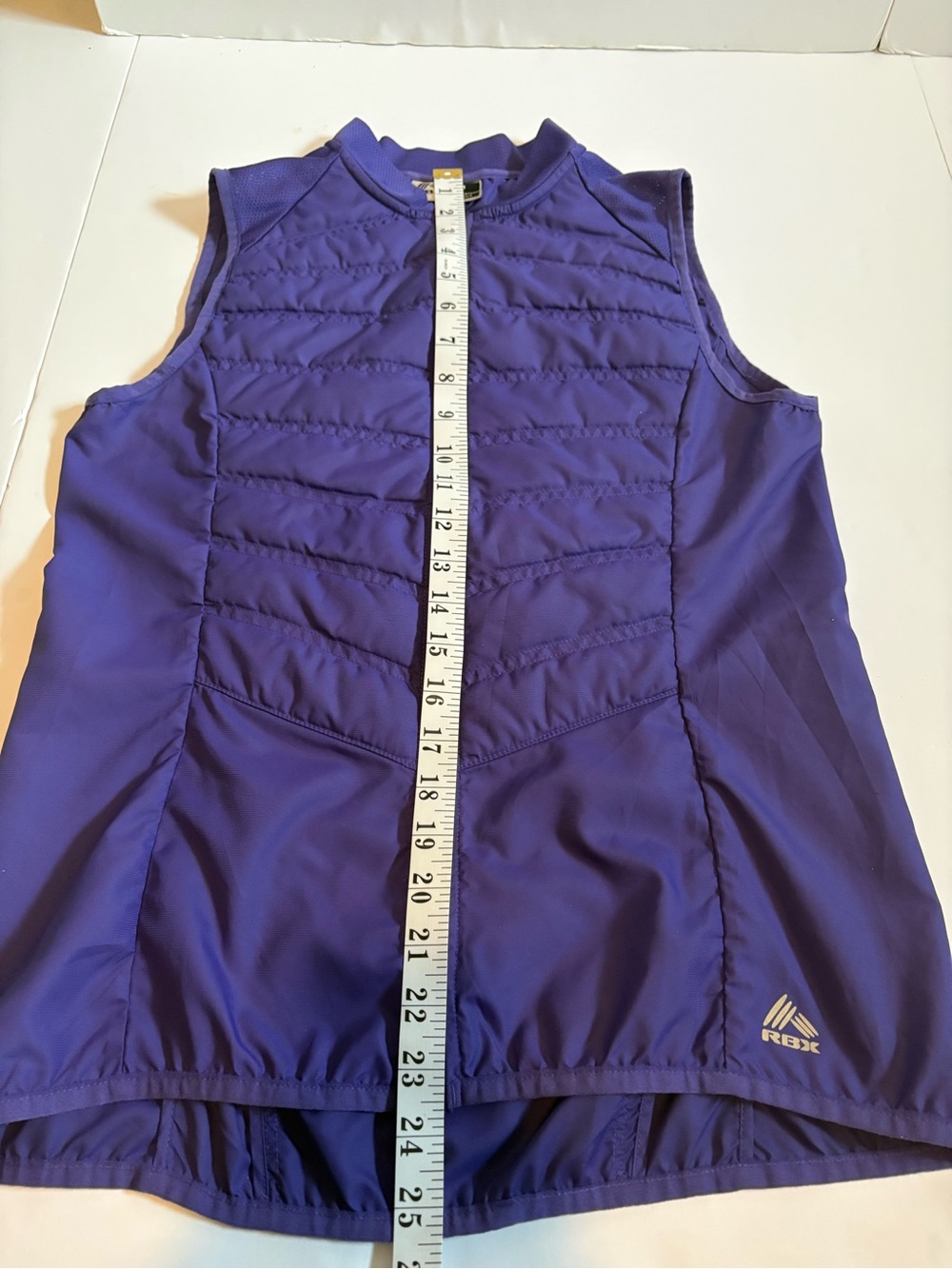 RBX Purple Quilted Lightweight Athletic Vest women’s Sz M, fits smaller. - Picture 8 of 11